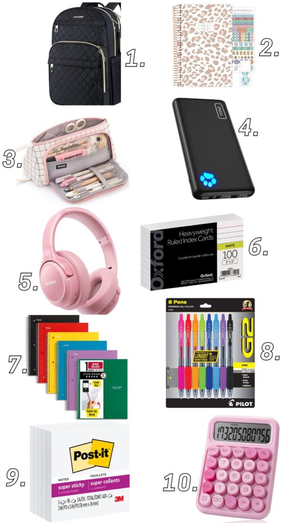 10 back to school supplies to consider for this school year,